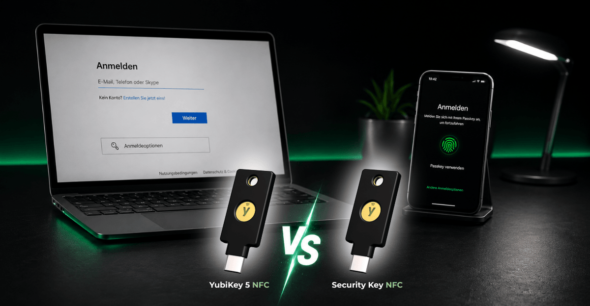 YubiKey 5 NFC vs. Security Key – Welcher Sicherheitsschlüssel ist der richtige?