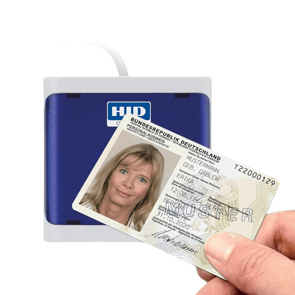 HID OMNIKEY 5022 - SmartCard reader - USB - dark blue
