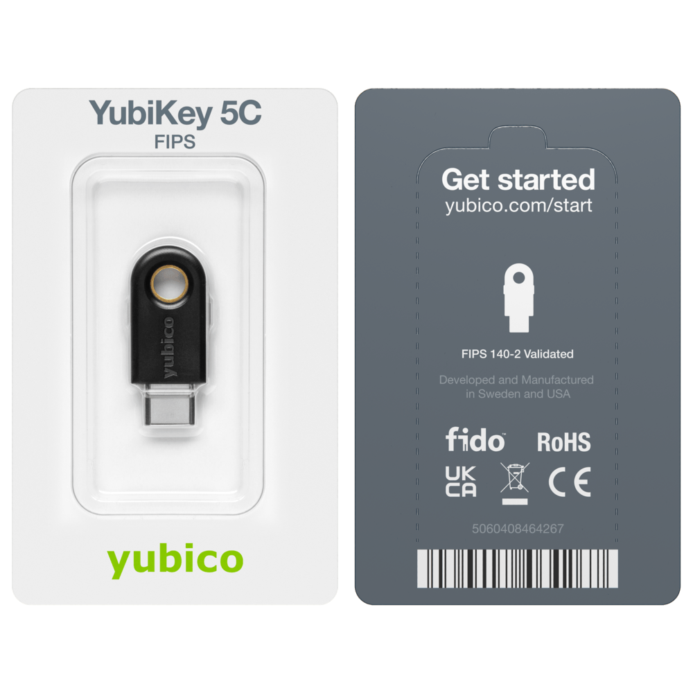 YUBICO - YubiKey 5C FIPS | ID Austria kompatibel - 5060408464267 - yubikey-shop.at