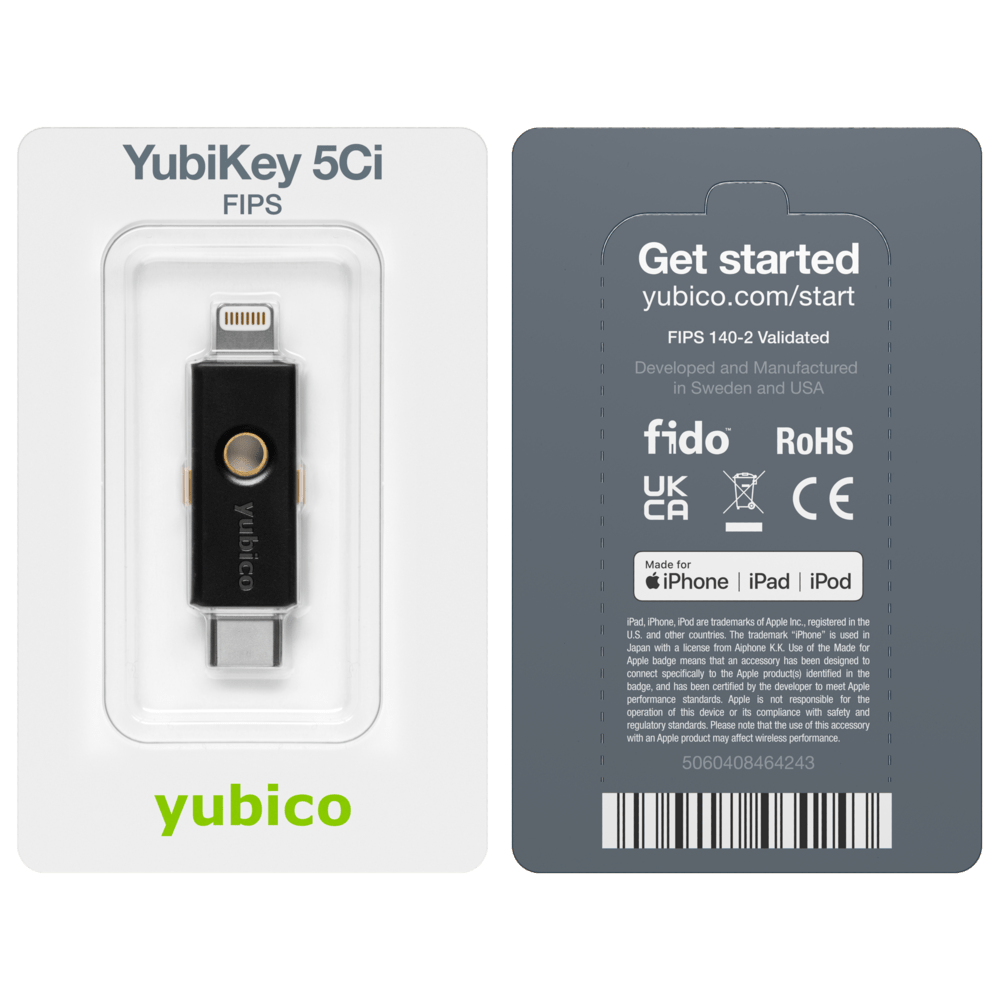 YUBICO - YubiKey 5Ci FIPS | ID Austria kompatibel - 5060408464243 - yubikey-shop.at